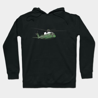 Green American Helicopter Hoodie